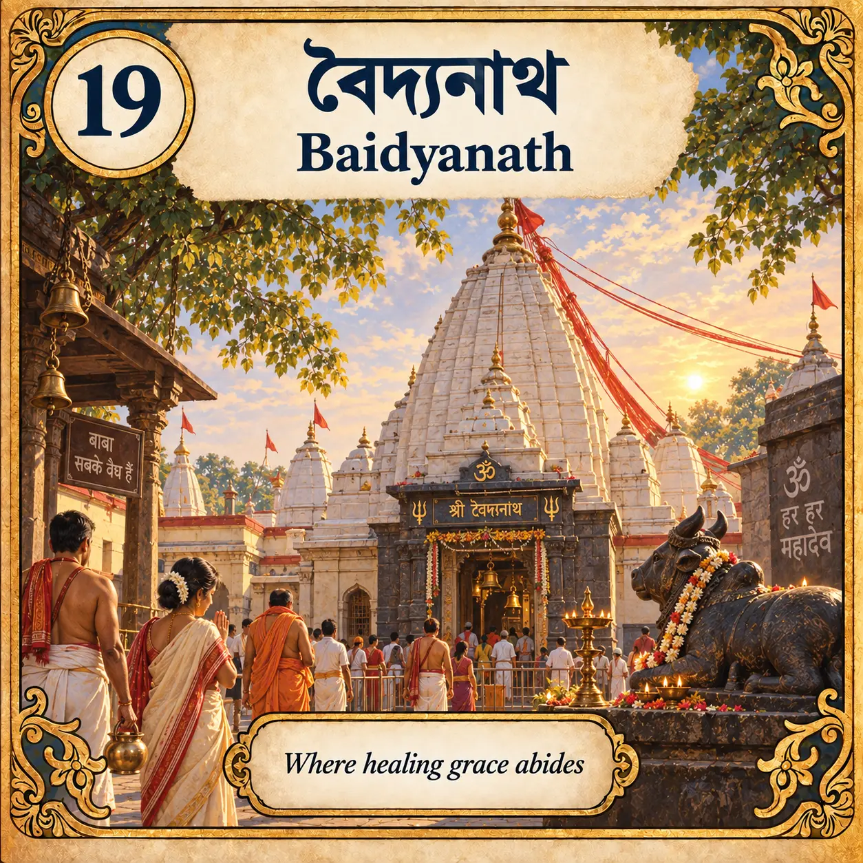 Modern illustrative reconstruction for Cell 19, Baidyanath